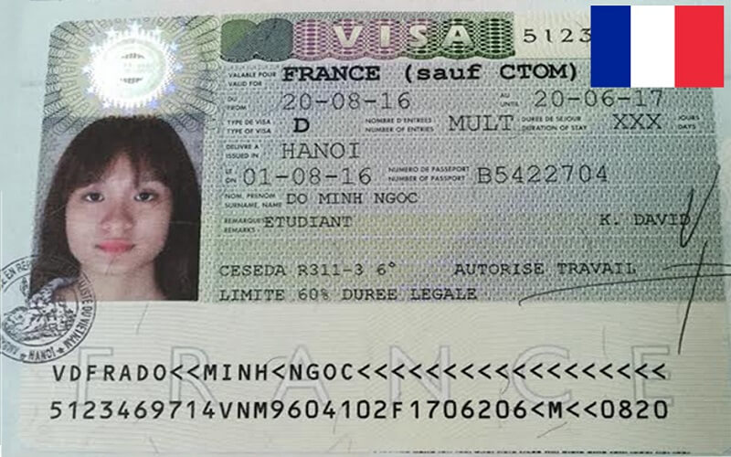 xin visa Pháp tự túc